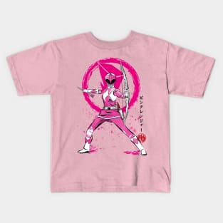 Pink Ranger sumi e Kids T-Shirt